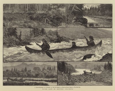 Vie fluviale en Colombie-Britannique - Joseph Nash
